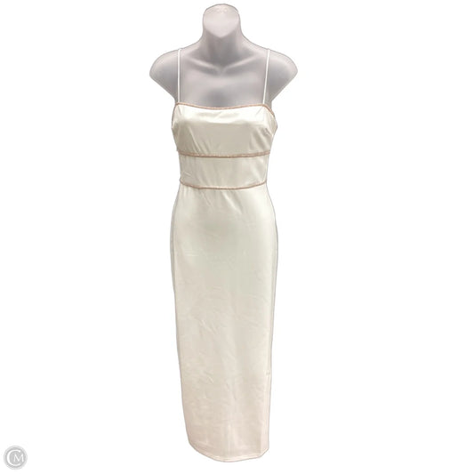Dress Party Midi By Cmc In Ivory, Size: L