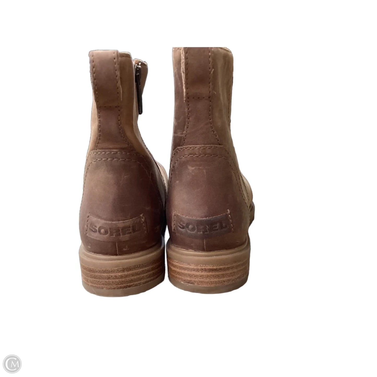 Boots Leather By Sorel In Tan, Size: 7