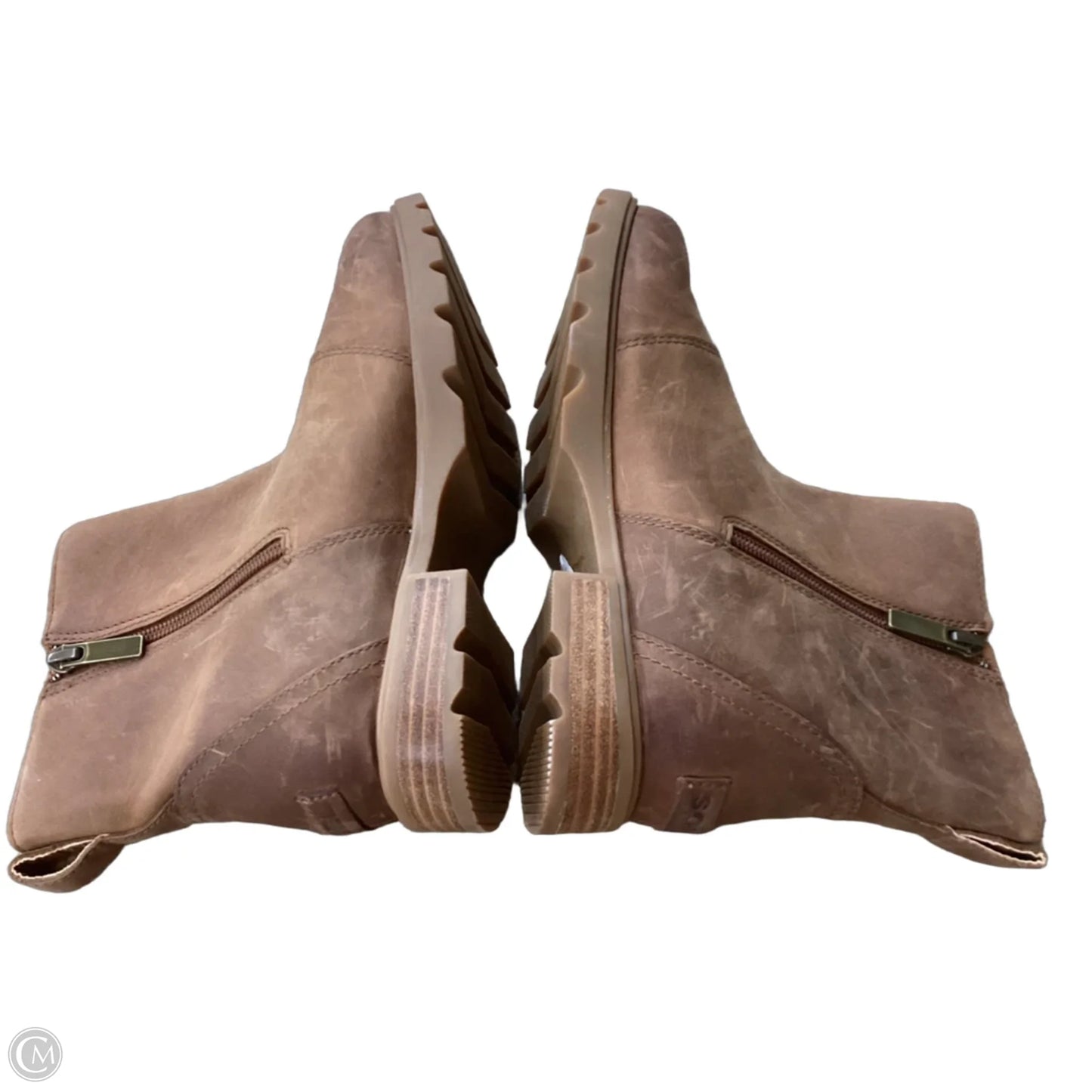 Boots Leather By Sorel In Tan, Size: 7