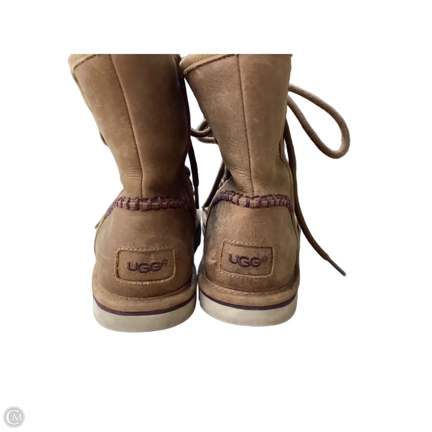 Boots Designer By Ugg In Tan, Size: 8