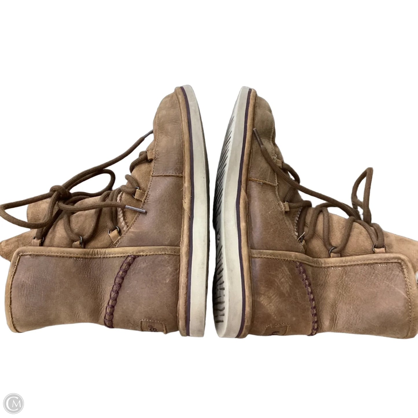 Boots Designer By Ugg In Tan, Size: 8