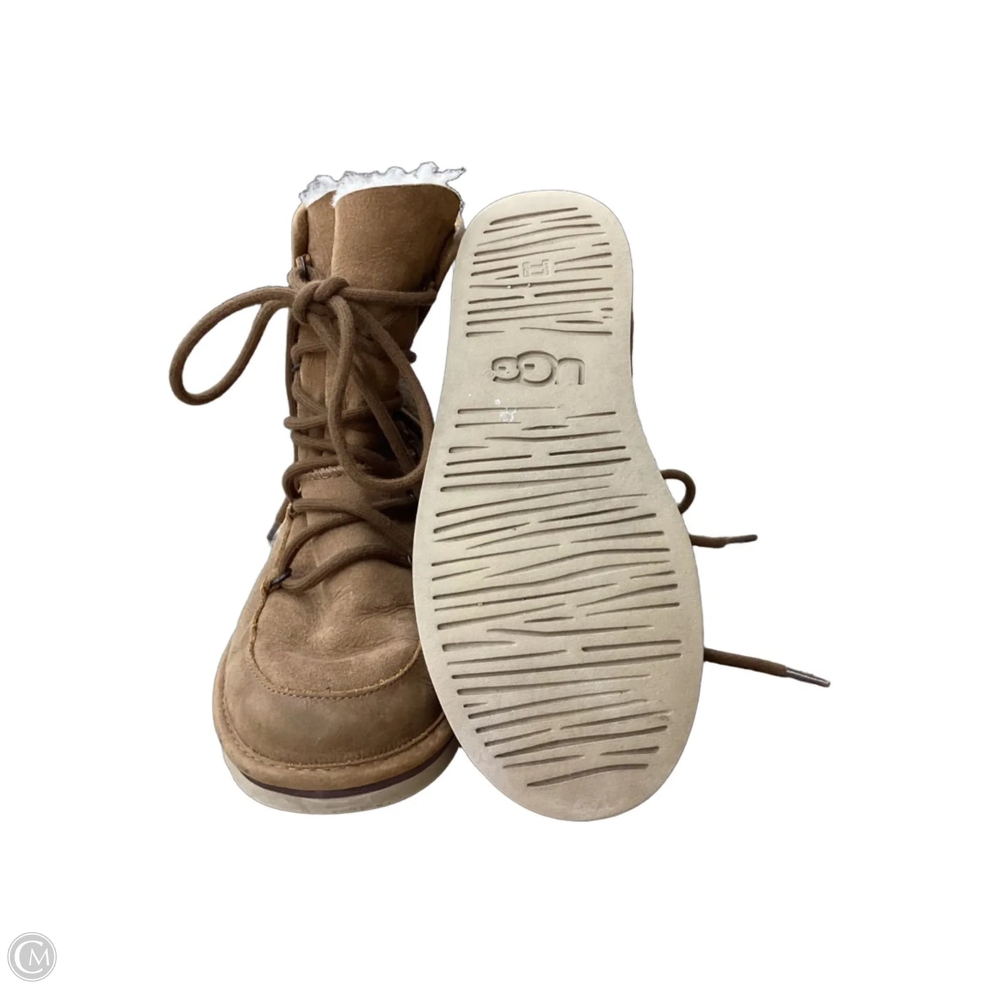 Boots Designer By Ugg In Tan, Size: 8