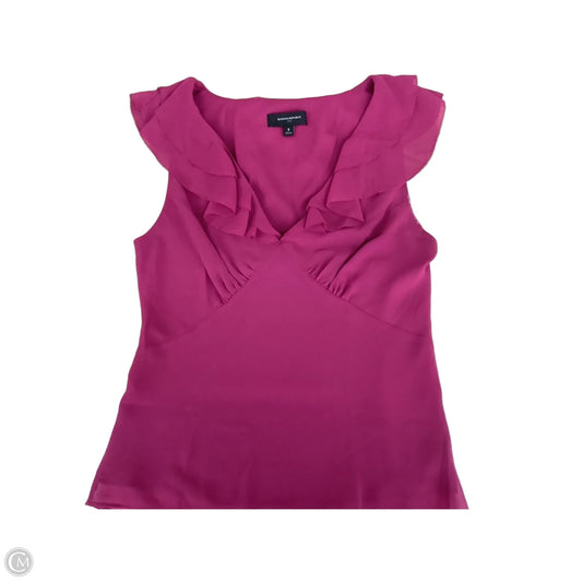 Blouse Sleeveless By Banana Republic In Purple, Size: S