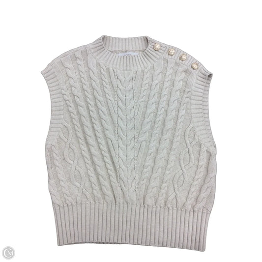 Vest Sweater By Loft In Beige, Size: S