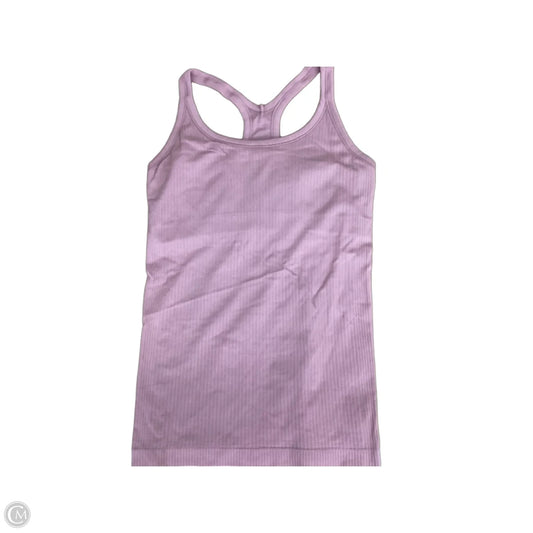 Athletic Tank Top By Lululemon In Purple, Size: S