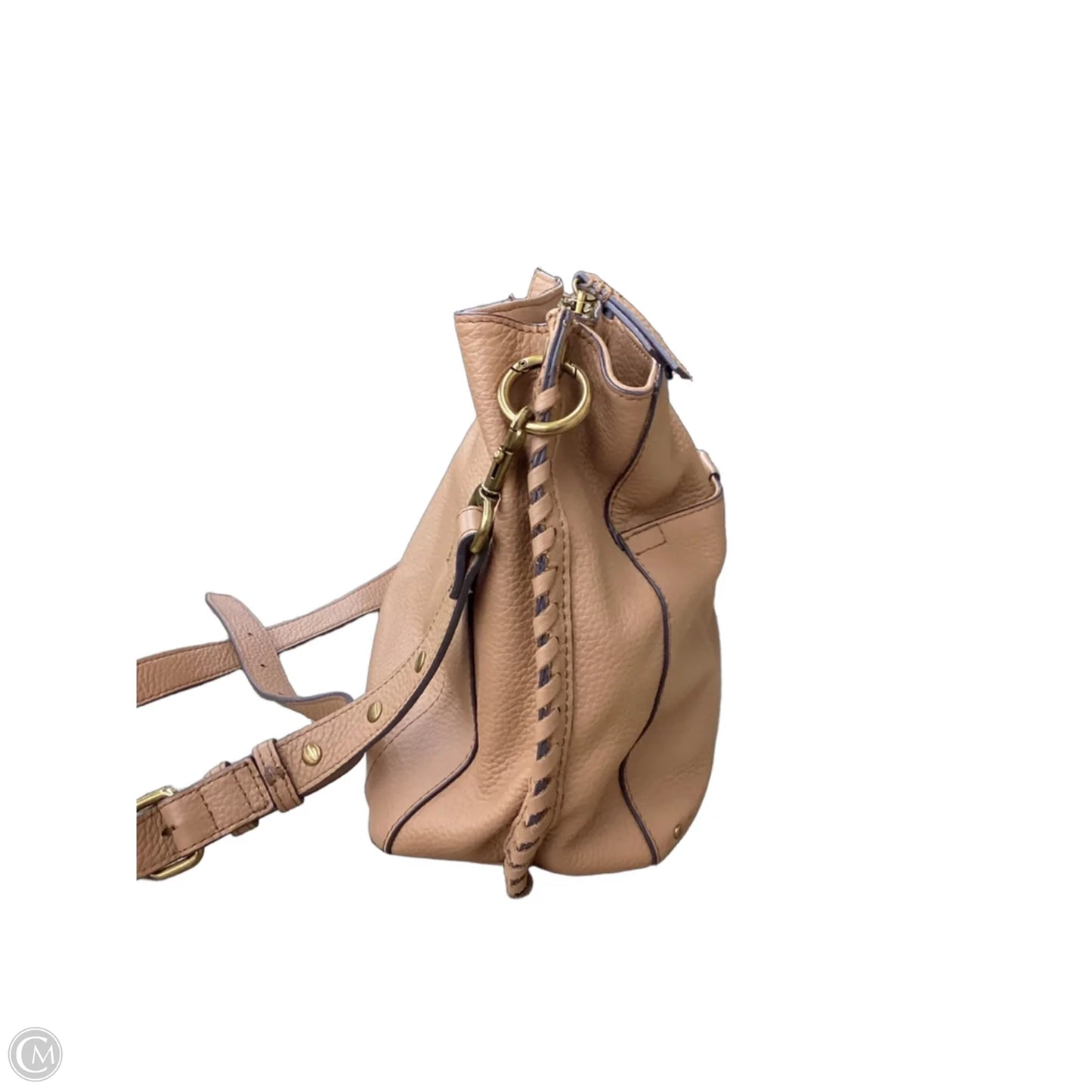 Crossbody Leather By Cmc, Size: Medium