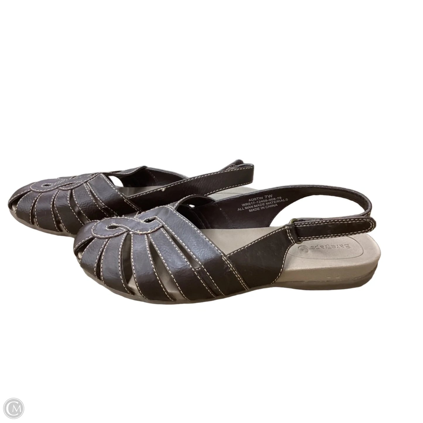 Shoes Flats By Bare Traps In Brown, Size: 7