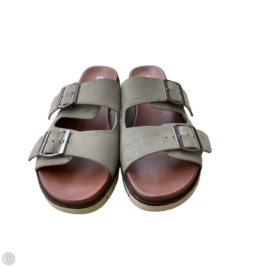 Sandals Flats By Mia In Taupe, Size: 7.5