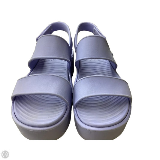 Sandals Heels Platform By Skechers In Purple, Size: 7