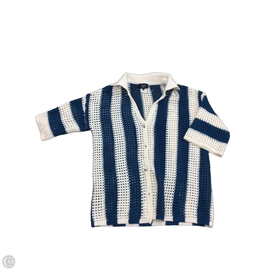 Sweater Short Sleeve By Vici In Striped Pattern, Size: S