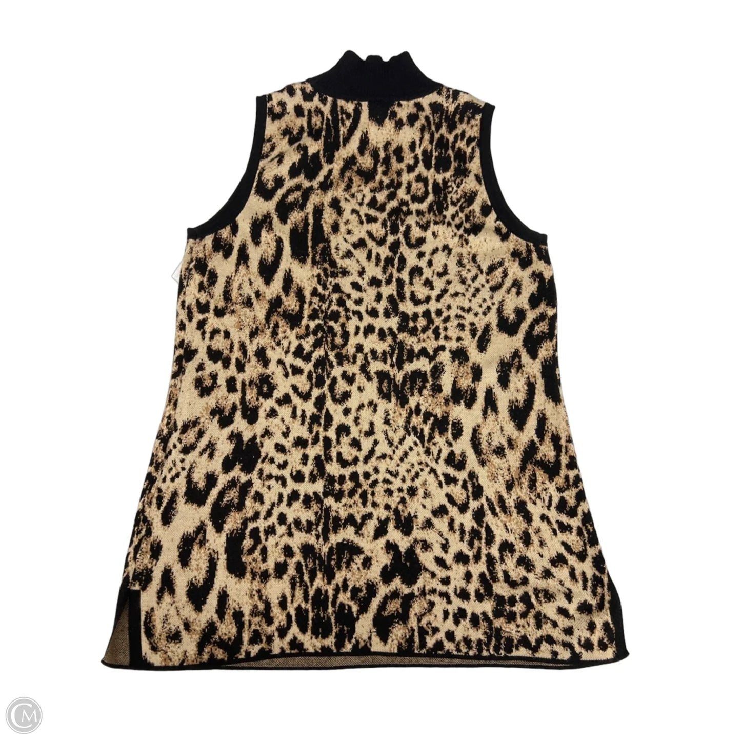 Top Sleeveless By Chicos In Animal Print, Size: S