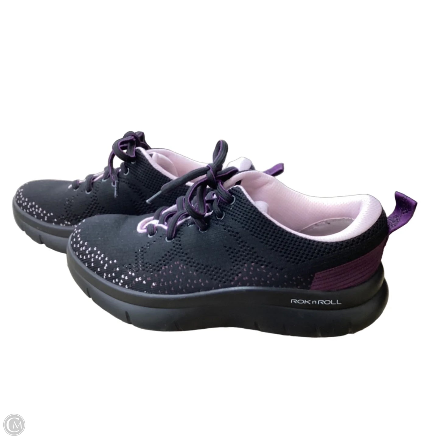 Shoes Athletic By Alegria In Black & Purple, Size: 6