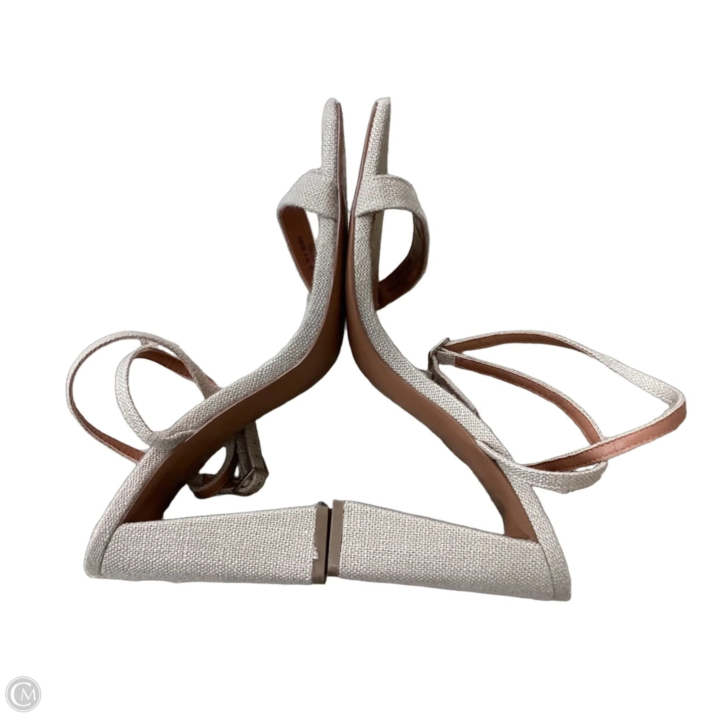 Sandals Heels Block By Asos In Beige, Size: 10