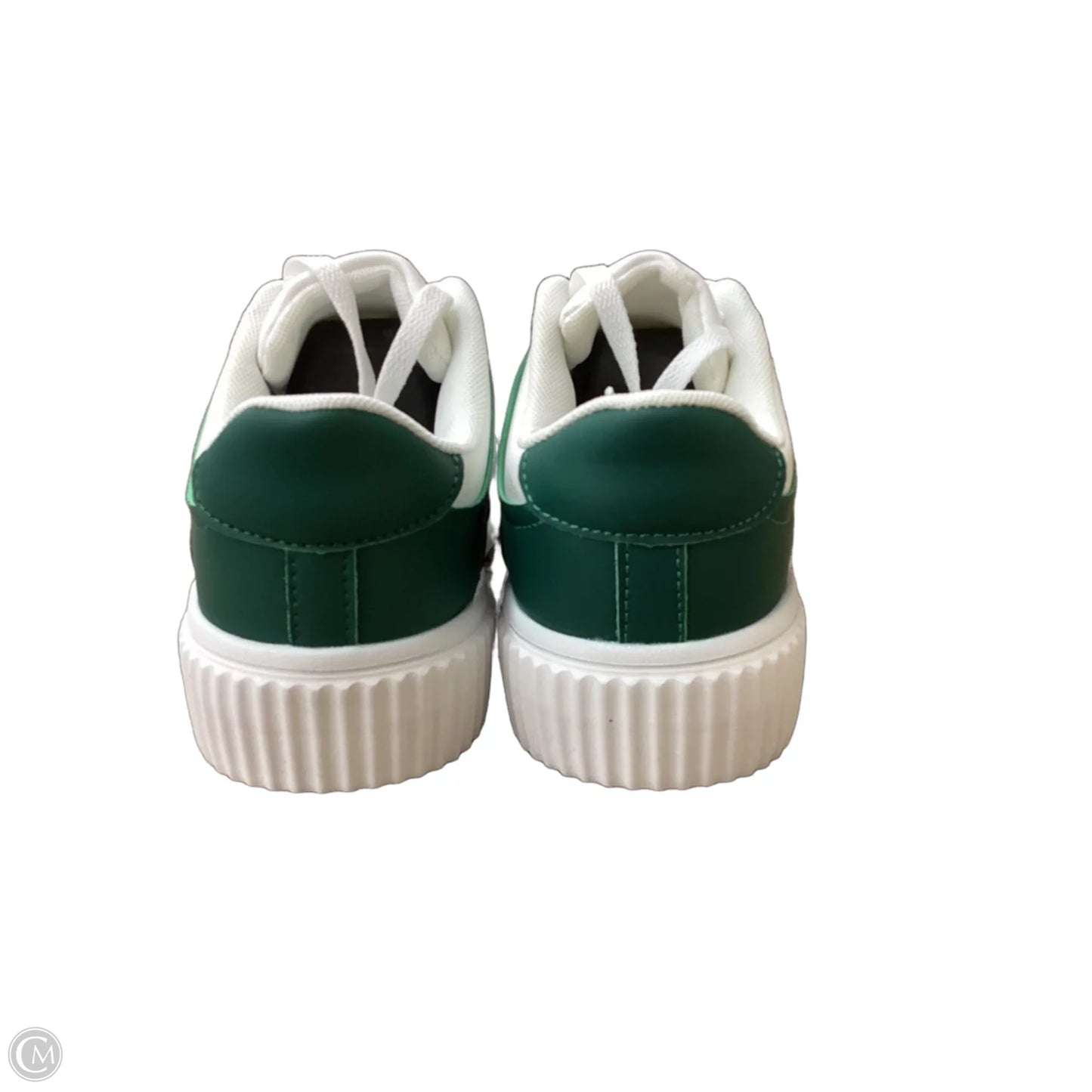 Shoes Athletic By Clothes Mentor In Green & White, Size: 10
