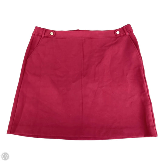 Skirt Mini & Short By Loft In Red, Size: 20