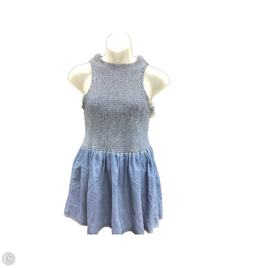 Dress Casual Short By Shein In Blue Denim, Size: 3x