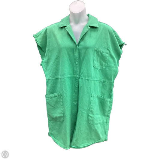 Romper By Clothes Mentor In Green, Size: 3x
