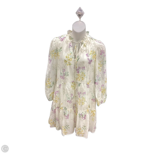 Dress Casual Short By Taylor In Floral Print, Size: L