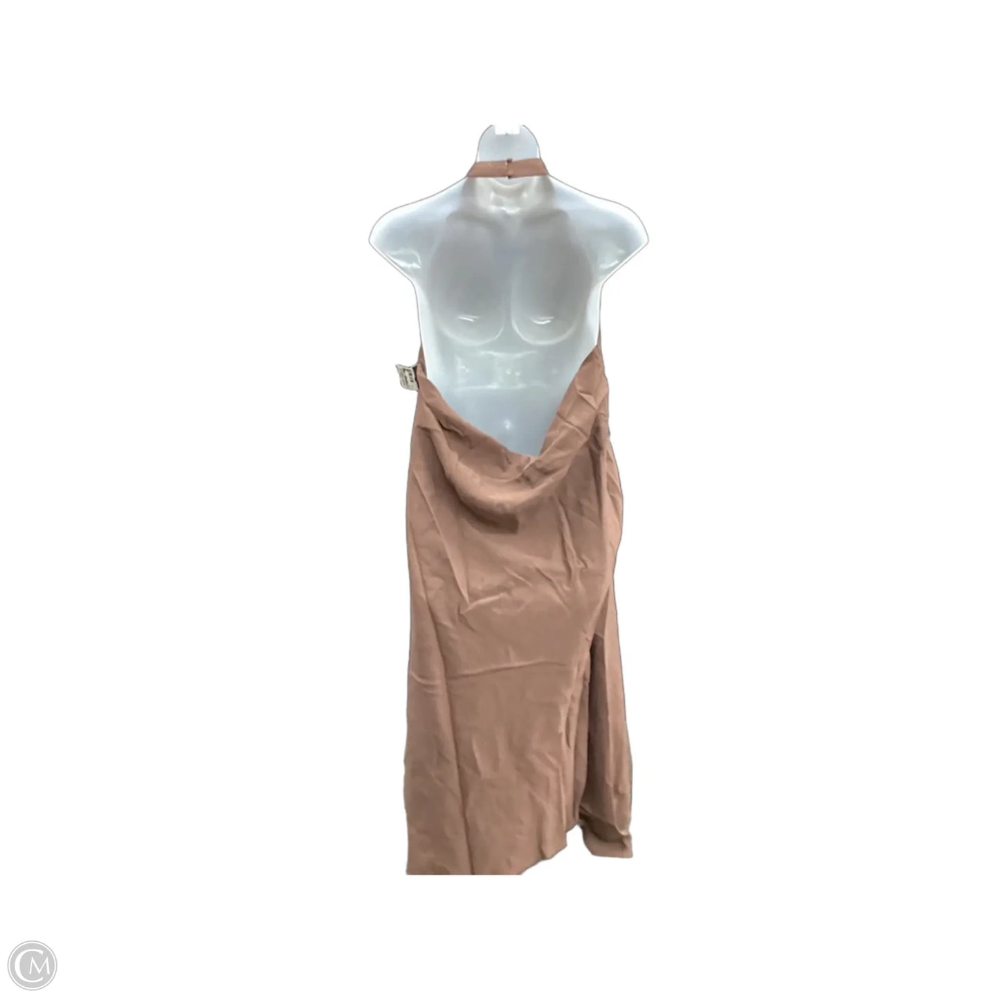 Dress Casual Midi By Asos In Brown, Size: 2x