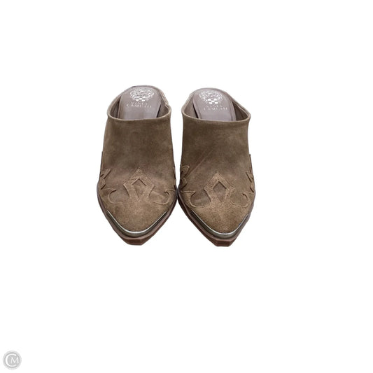 Boots Leather By Vince Camuto In Tan, Size: 9