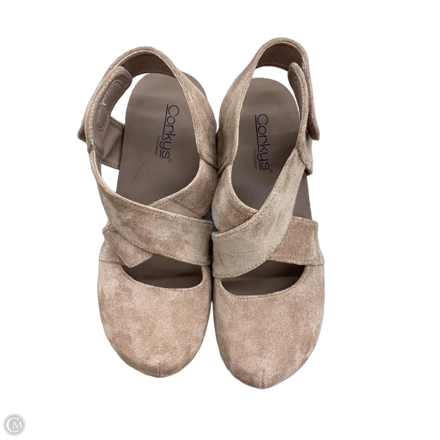 Shoes Heels Platform By Corkys In Tan, Size: 9