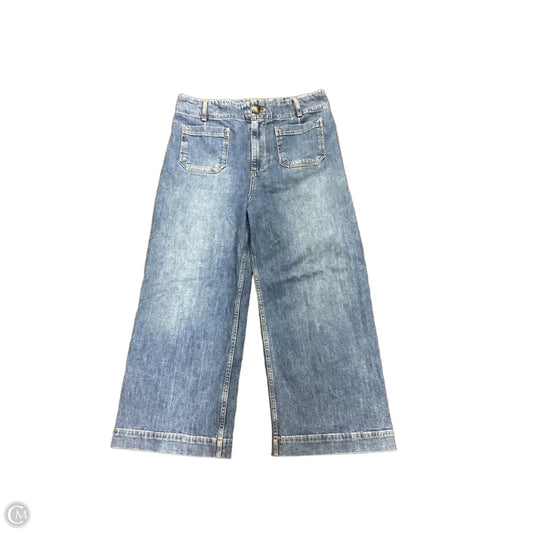 Jeans Wide Leg By Pilcro In Blue Denim, Size: 10p