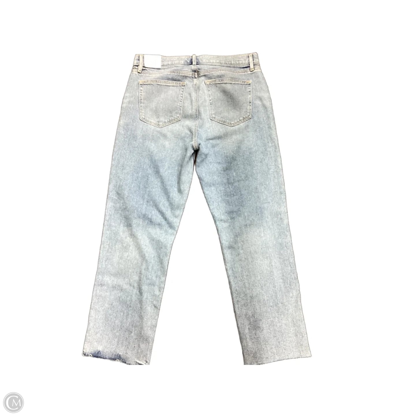 Jeans Straight By Loft In Blue Denim, Size: 10