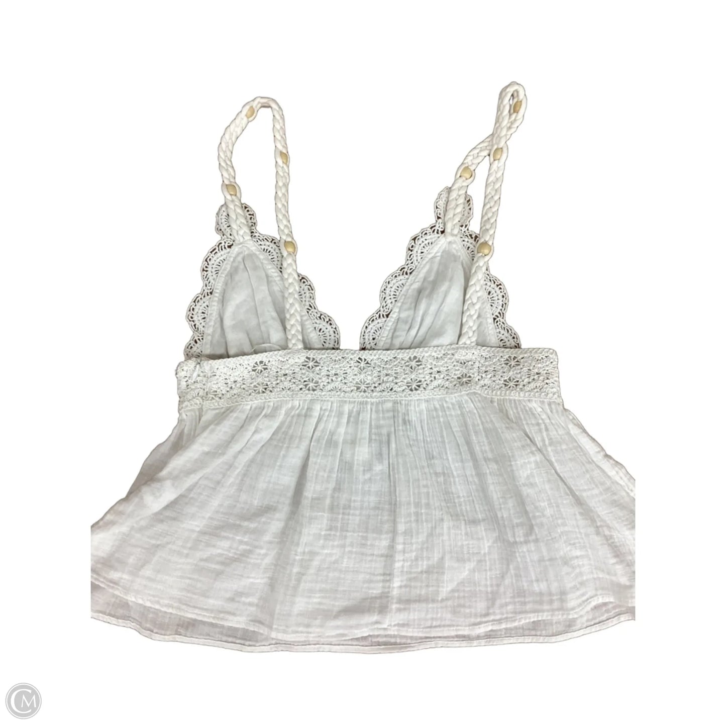 Tank Top By Zara In White, Size: S