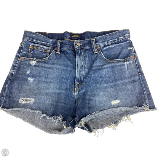 Shorts By Polo Ralph Lauren In Blue Denim, Size: 12