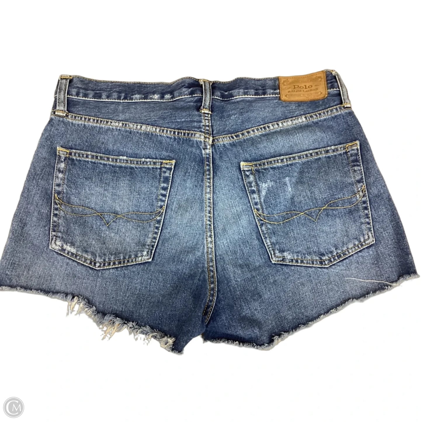 Shorts By Polo Ralph Lauren In Blue Denim, Size: 12