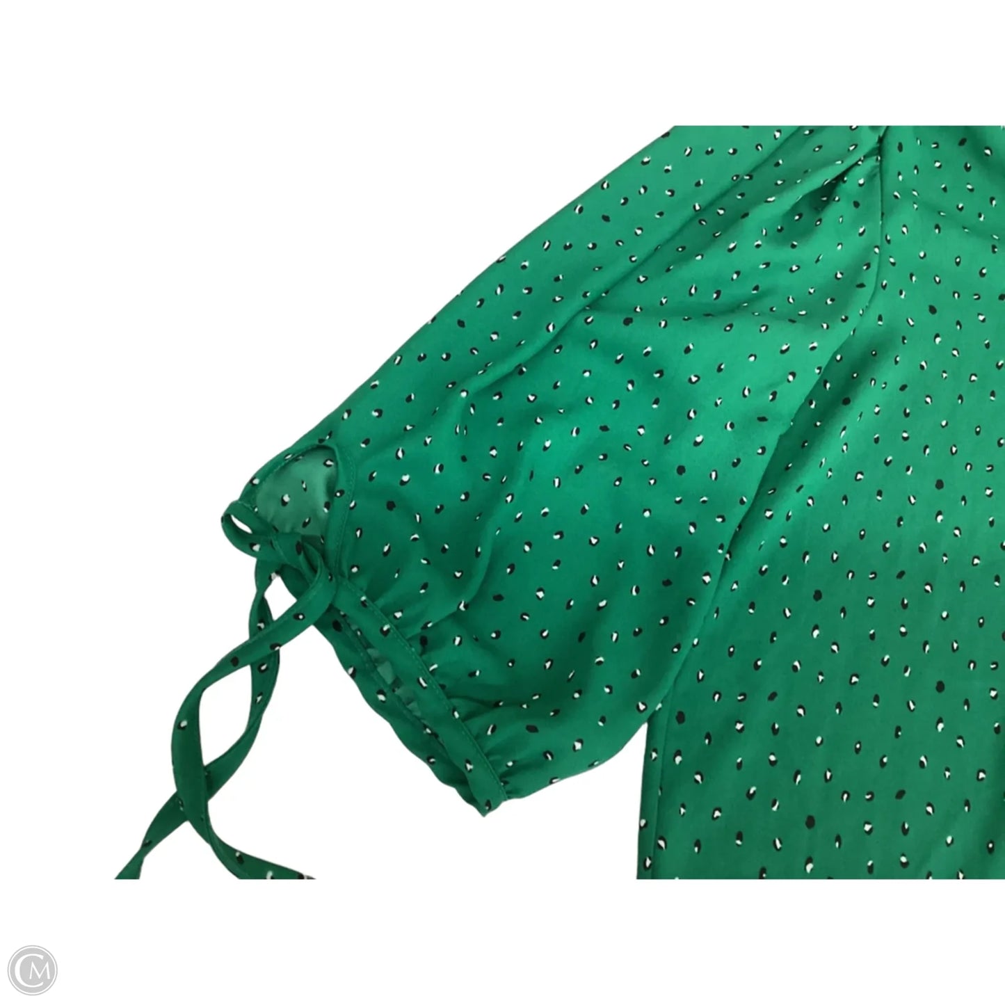 Blouse 3/4 Sleeve By Cmc In Green, Size: L