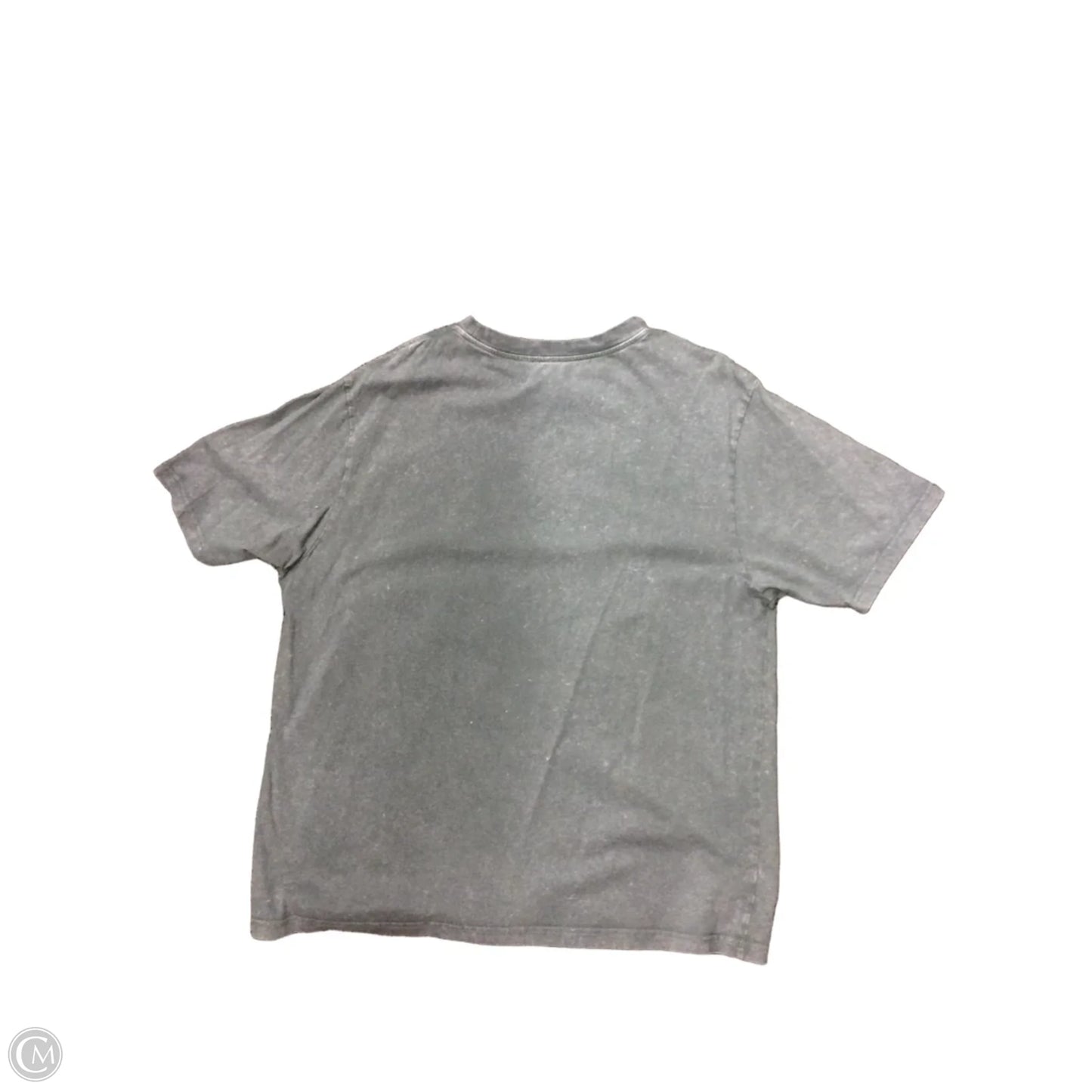 Top Short Sleeve By Clothes Mentor In Grey, Size: Xxl