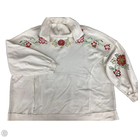 Sweatshirt Hoodie By We The Free In Cream, Size: Xs