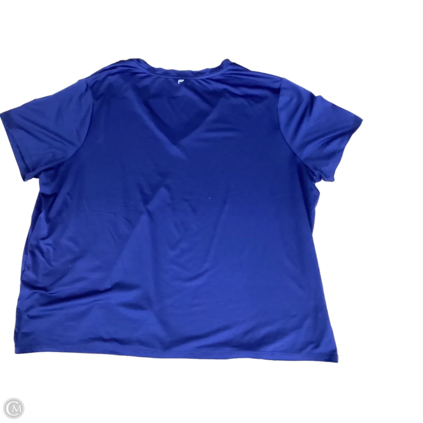 Athletic Top Short Sleeve By Fabletics In Navy, Size: 3x