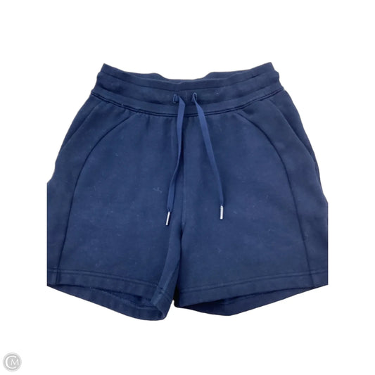 Athletic Shorts By Lululemon In Navy, Size: 4
