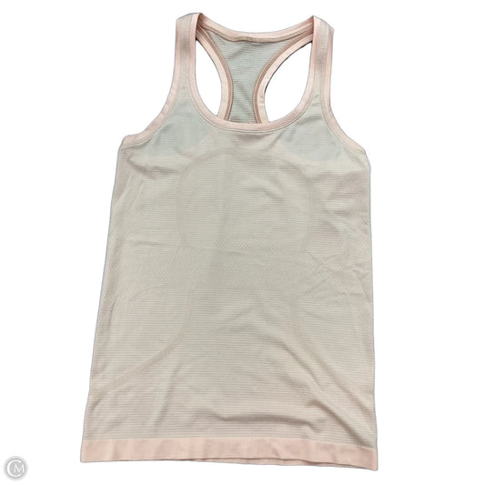 Athletic Tank Top By Lululemon In Orange, Size: Xs