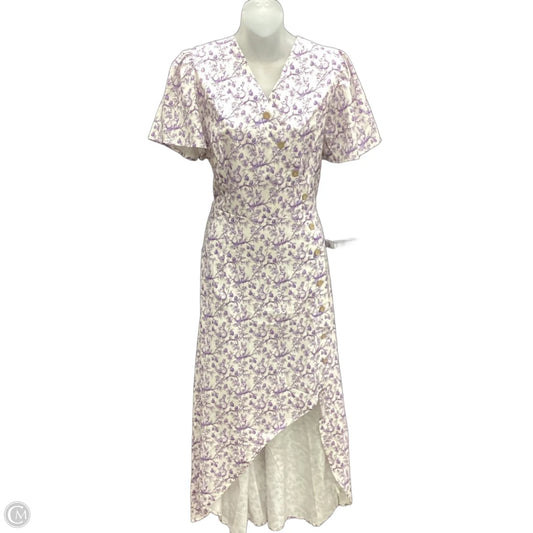 Dress Casual Midi By Clothes Mentor In Purple, Size: Xxl