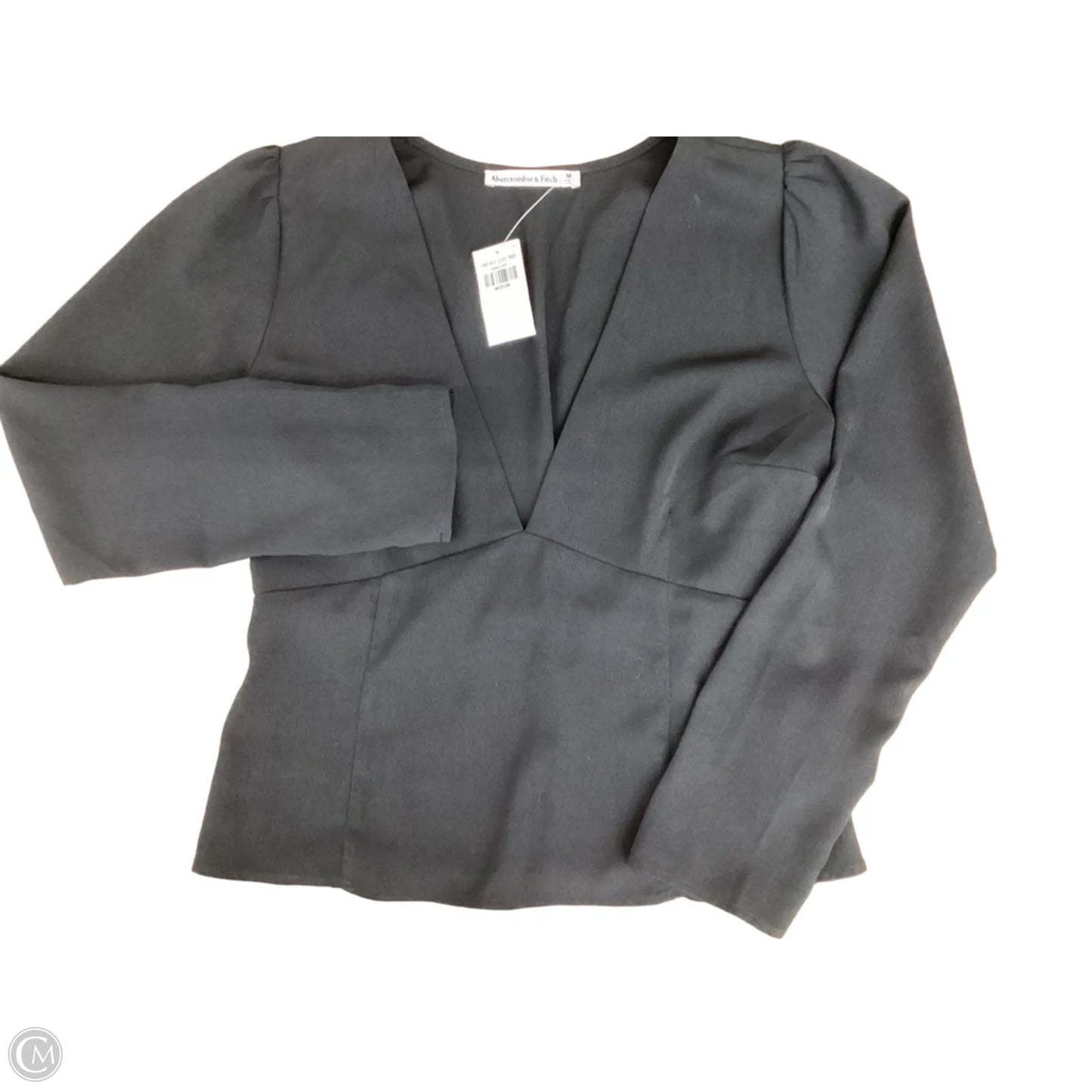 Top Long Sleeve By Abercrombie And Fitch In Black, Size: M