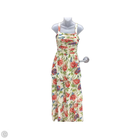 Dress Casual Maxi By Abercrombie And Fitch In Floral Print, Size: S