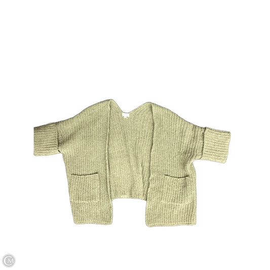 Sweater Cardigan By Pol In Green, Size: S