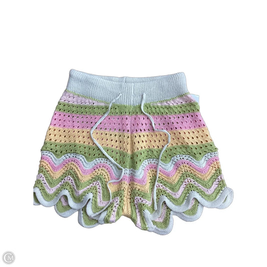 Shorts By Mystree In Striped Pattern, Size: M