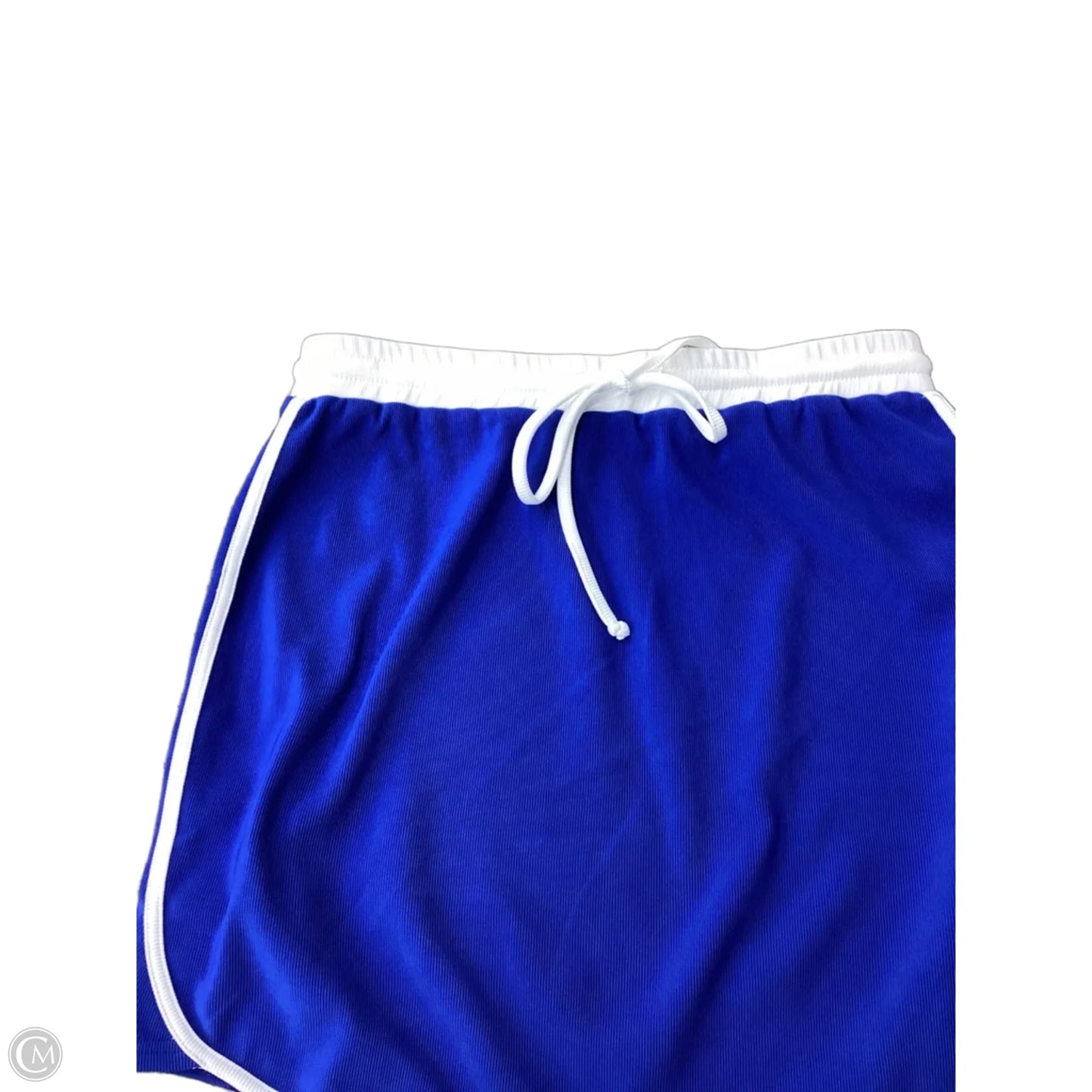 Skirt Mini & Short By Clothes Mentor In Blue & White, Size: M