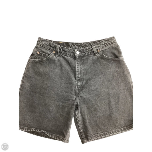 Shorts By Levis In Black Denim, Size: 14