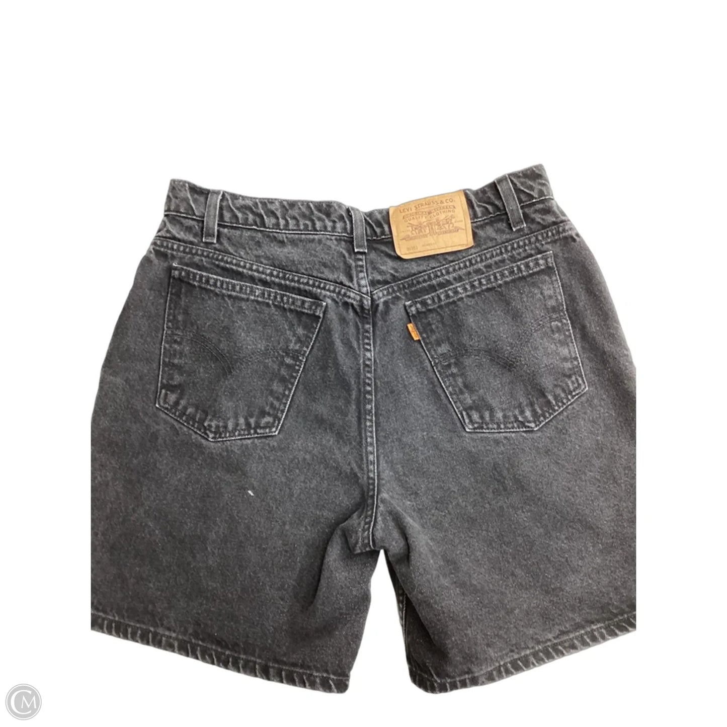 Shorts By Levis In Black Denim, Size: 14