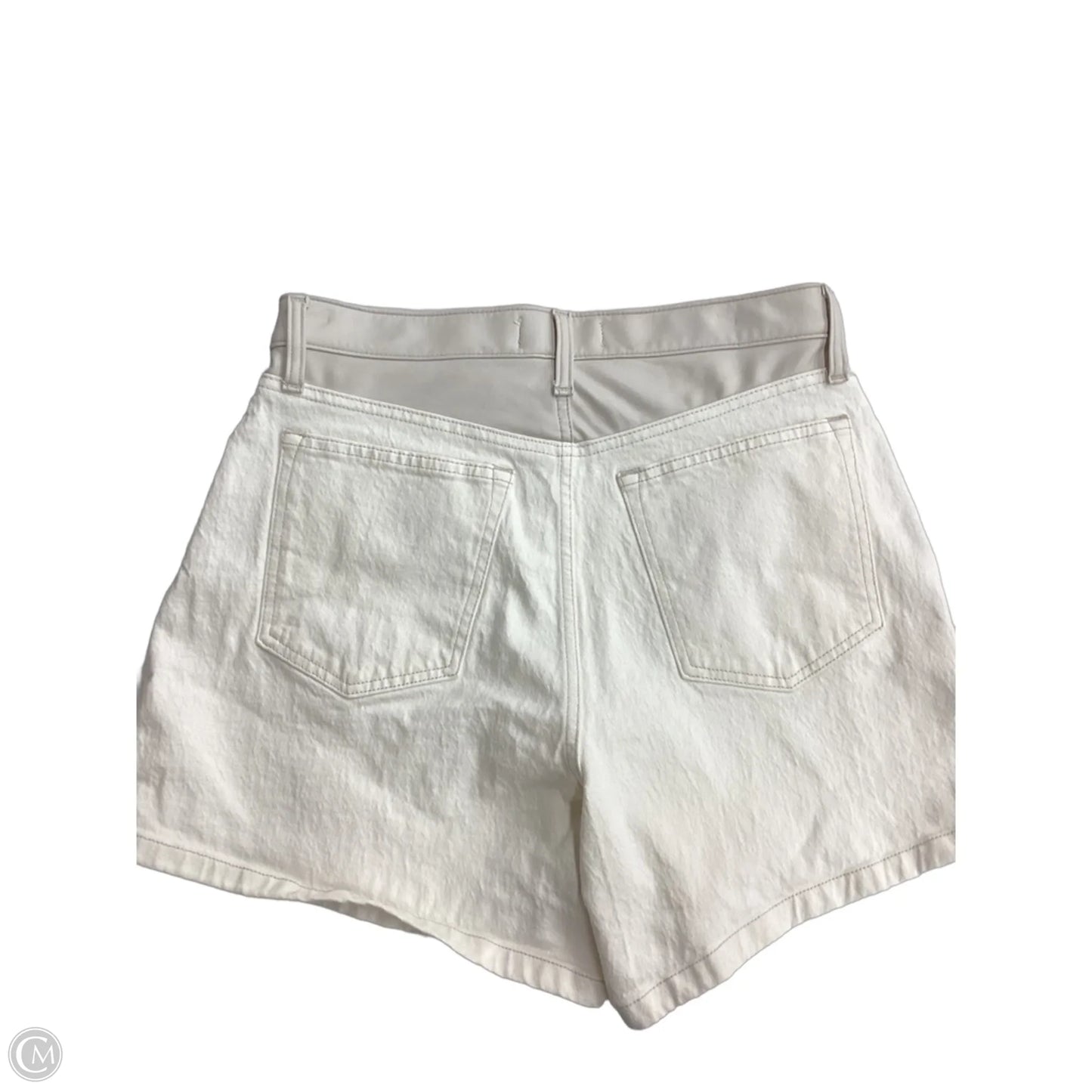Shorts By Abercrombie And Fitch In Cream Denim, Size: 10