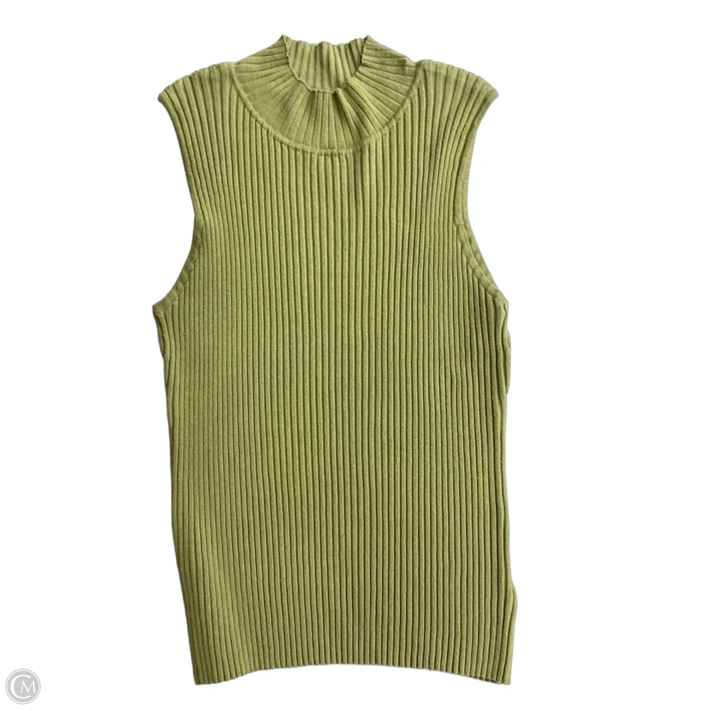 Top Sleeveless By Ophelia Roe In Green, Size: Xl