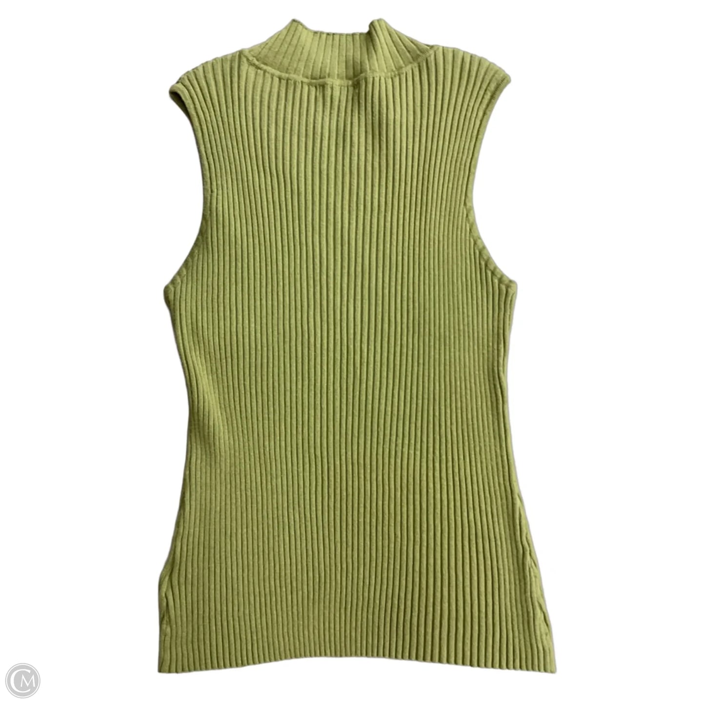 Top Sleeveless By Ophelia Roe In Green, Size: Xl