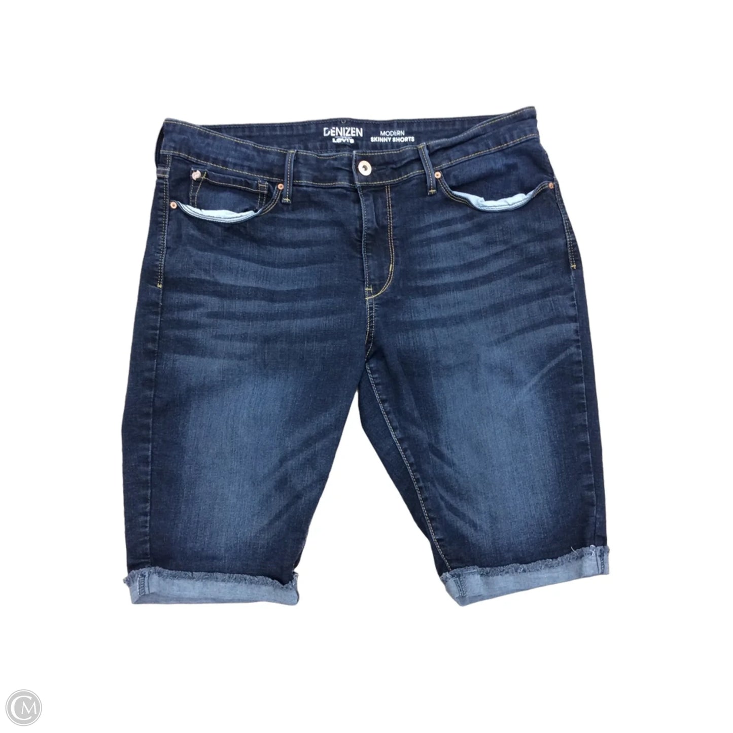 Shorts By Denizen By Levis In Blue Denim, Size: 16