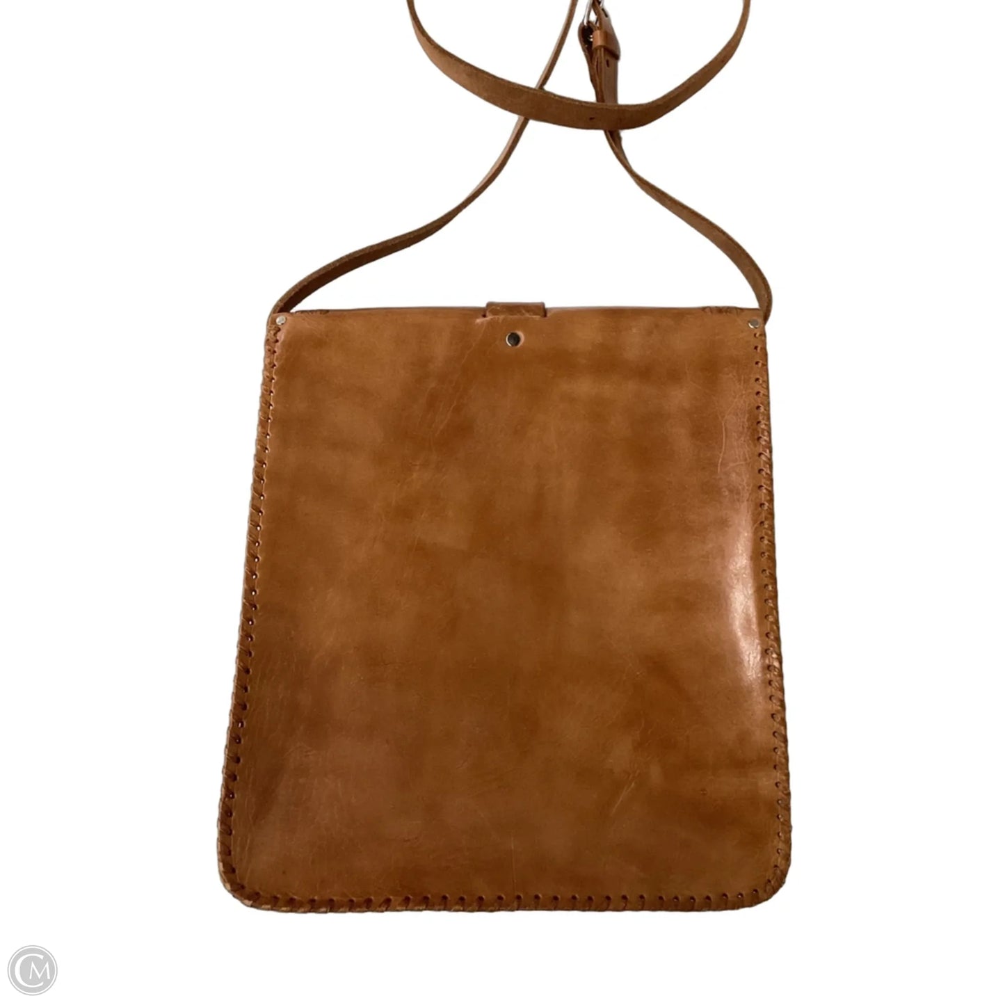 Crossbody Leather By Clothes Mentor, Size: Medium