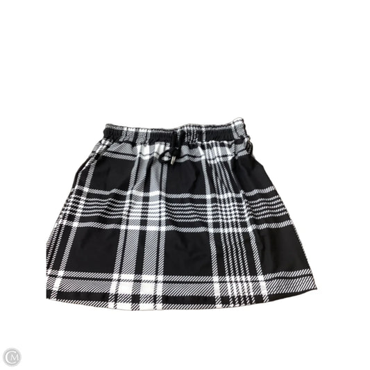 Skirt Mini & Short By Clothes Mentor In Black & White, Size: S